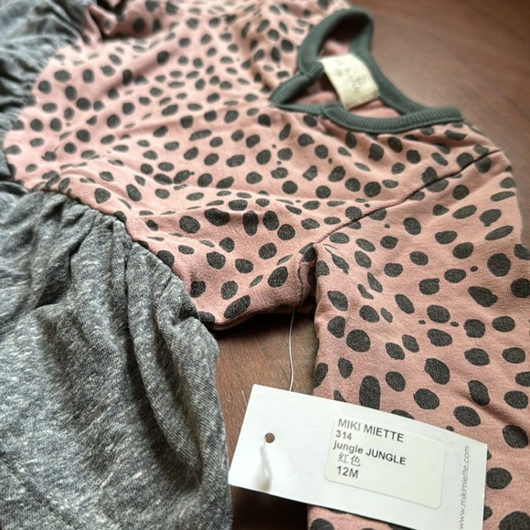 Miki Miette 12m Long Sleeve Too in Jungle NWT - Picture 2 of 3